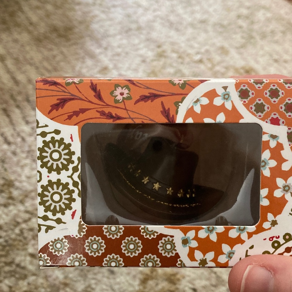 Taylor Swift Cowboy Like Me Hat Holiday Ornament Evermore New In Box